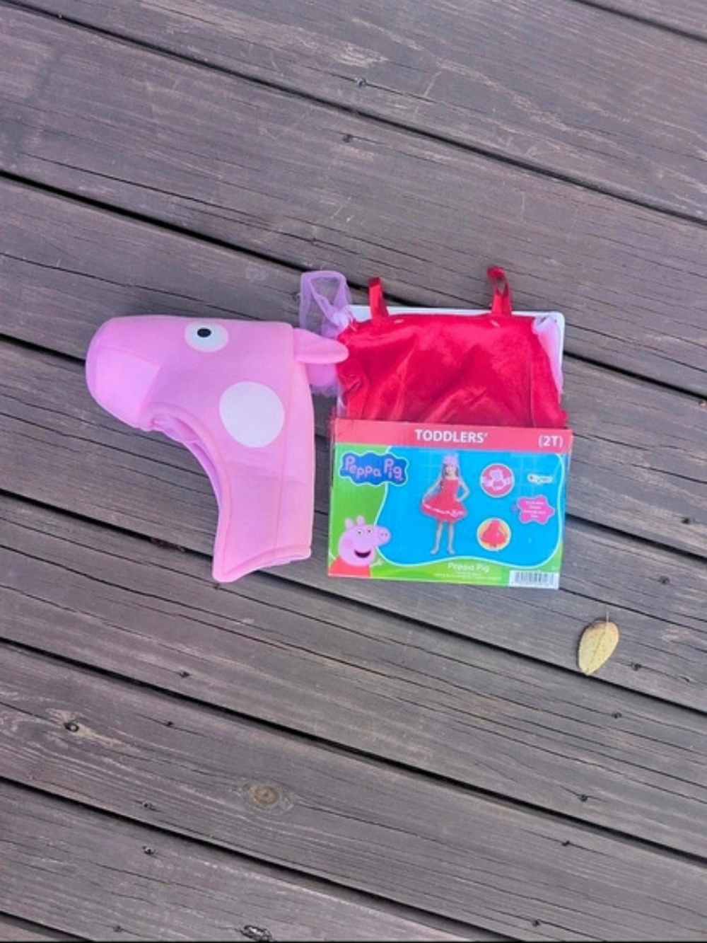 Disguise Peppa Pig Costume Girls 2T NWT